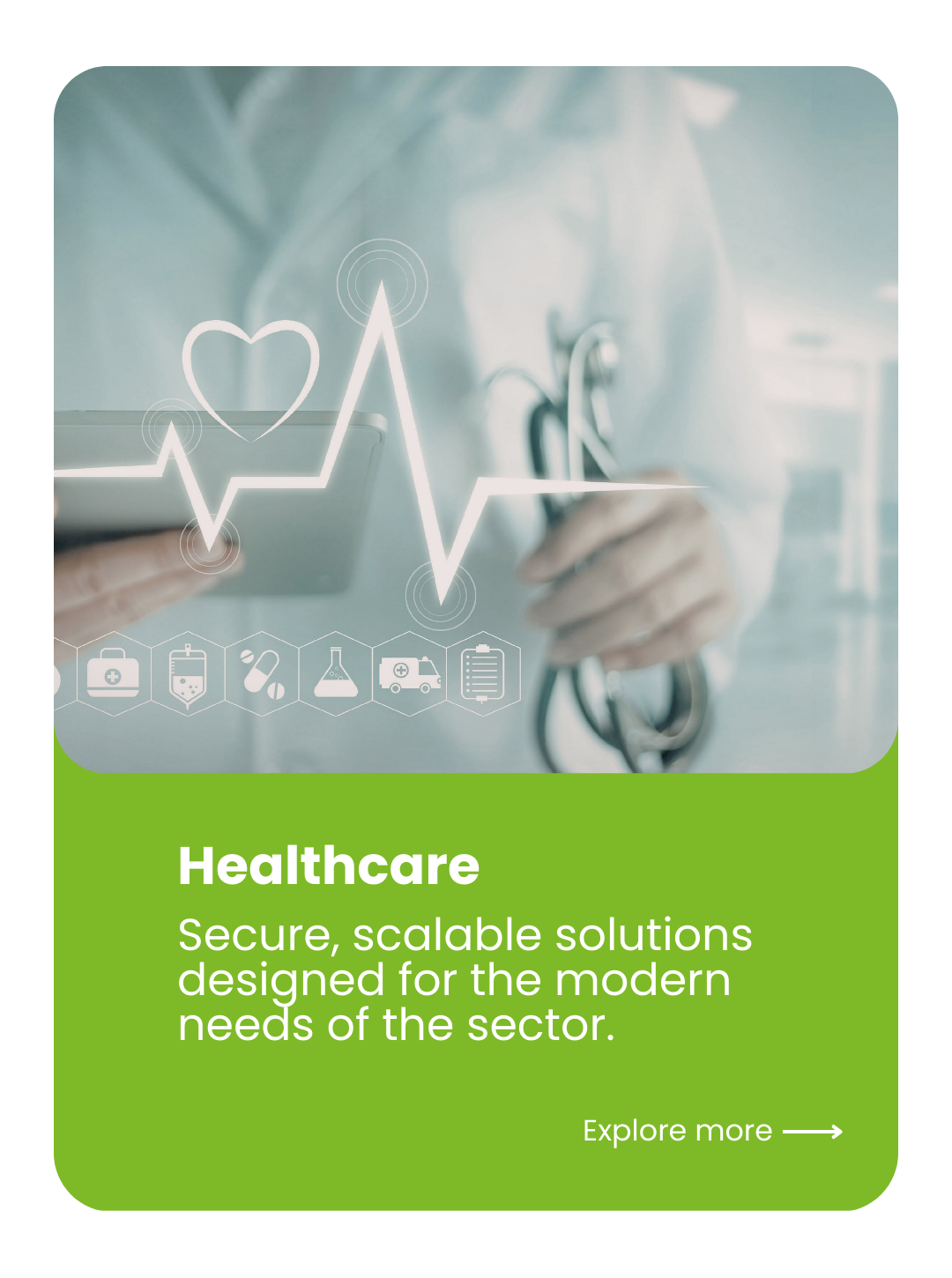Icono del sector salud