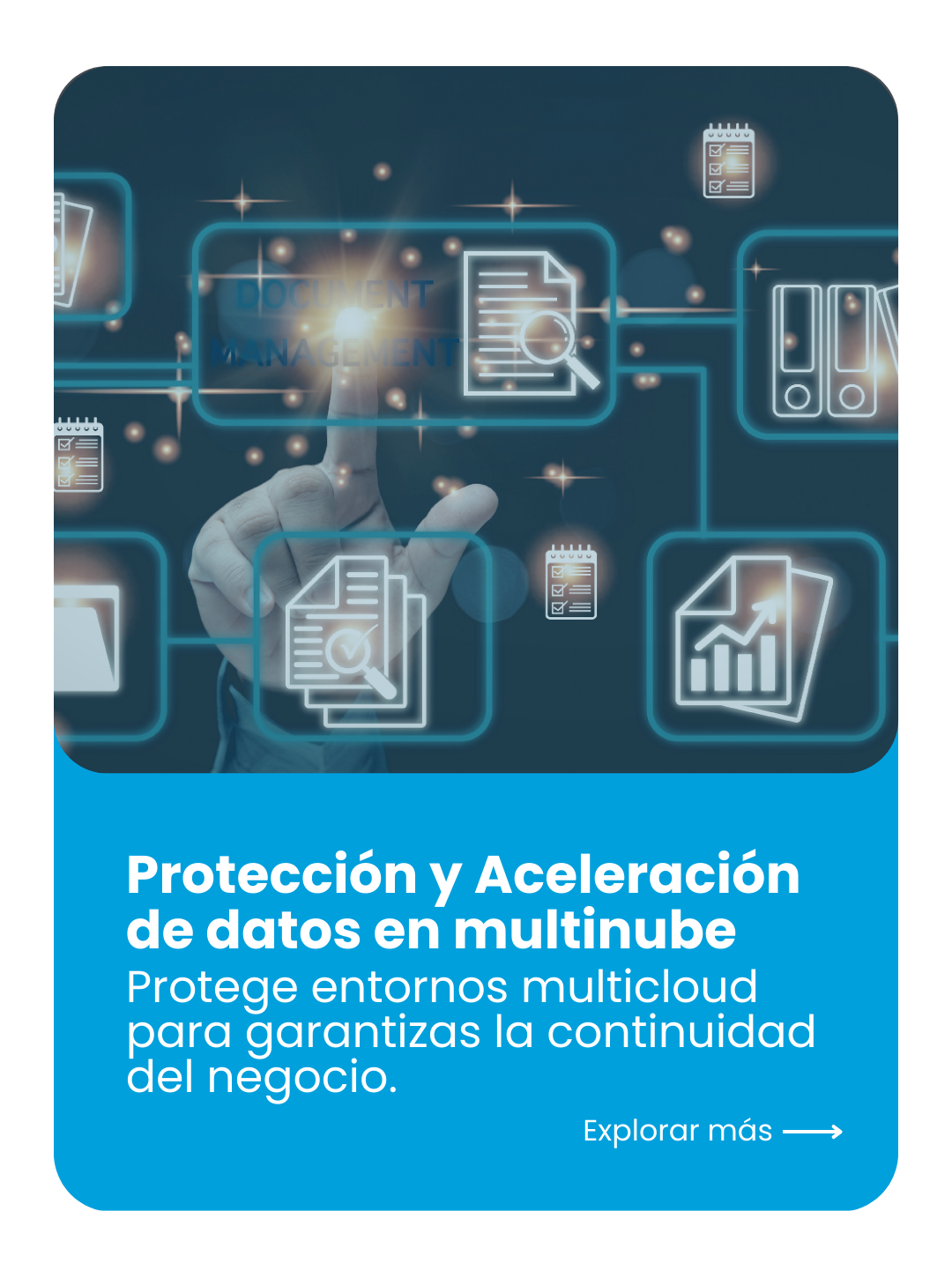 Icono de protección y aceleración de datos